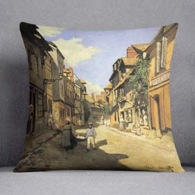 Street of Bavolle 2 by Monet Cushion (Insert: Without Insert, size: 16" X 16")