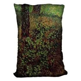 Undergrowth by Van Gogh Cushion (Insert: With Insert, size: 20" X 20")