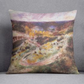 Landscape in Wargemont by Renoir Cushion (Insert: Without Insert, size: 16" X 16")