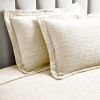 Madrid Cotton Matelassé Bedspread Set — Geometric Pattern, Raised Woven Texture, Oeko-Tex Certified | From $124.28