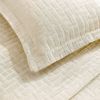 Madrid Cotton Matelassé Bedspread Set — Geometric Pattern, Raised Woven Texture, Oeko-Tex Certified | From $124.28
