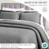 Peploi Floral Wreath Matelassé Bedspread Set — Jacquard Raised Texture, 100% Cotton, Oeko-Tex | From $124.28