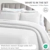 Peploi Floral Wreath Matelassé Bedspread Set — Jacquard Raised Texture, 100% Cotton, Oeko-Tex | From $124.28