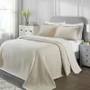 Valencia Reversible Cotton Matelassé Bedspread Set — Full Size, Raised Medallion Texture, Oeko-Tex Certified | From $118.95