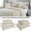 Valencia Reversible Cotton Matelassé Bedspread Set — Full Size, Raised Medallion Texture, Oeko-Tex Certified | From $118.95