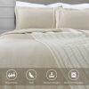 Valencia Reversible Cotton Matelassé Bedspread Set — Full Size, Raised Medallion Texture, Oeko-Tex Certified | From $118.95